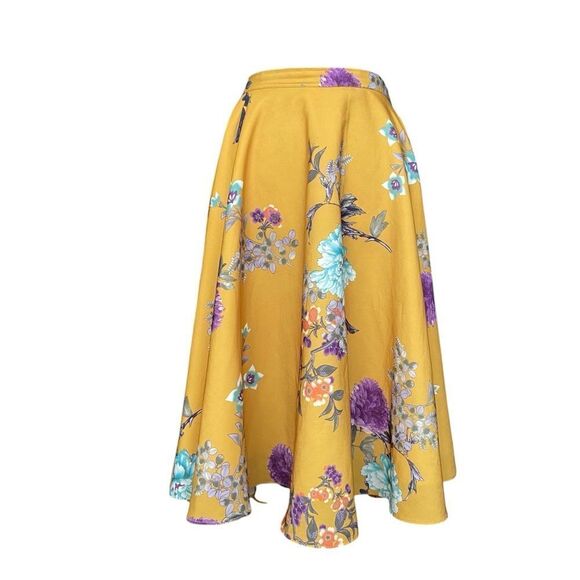 Modcloth Bea Dot Satin A Line Midi Circle Skirt in Size 1X - Picture 1 of 12